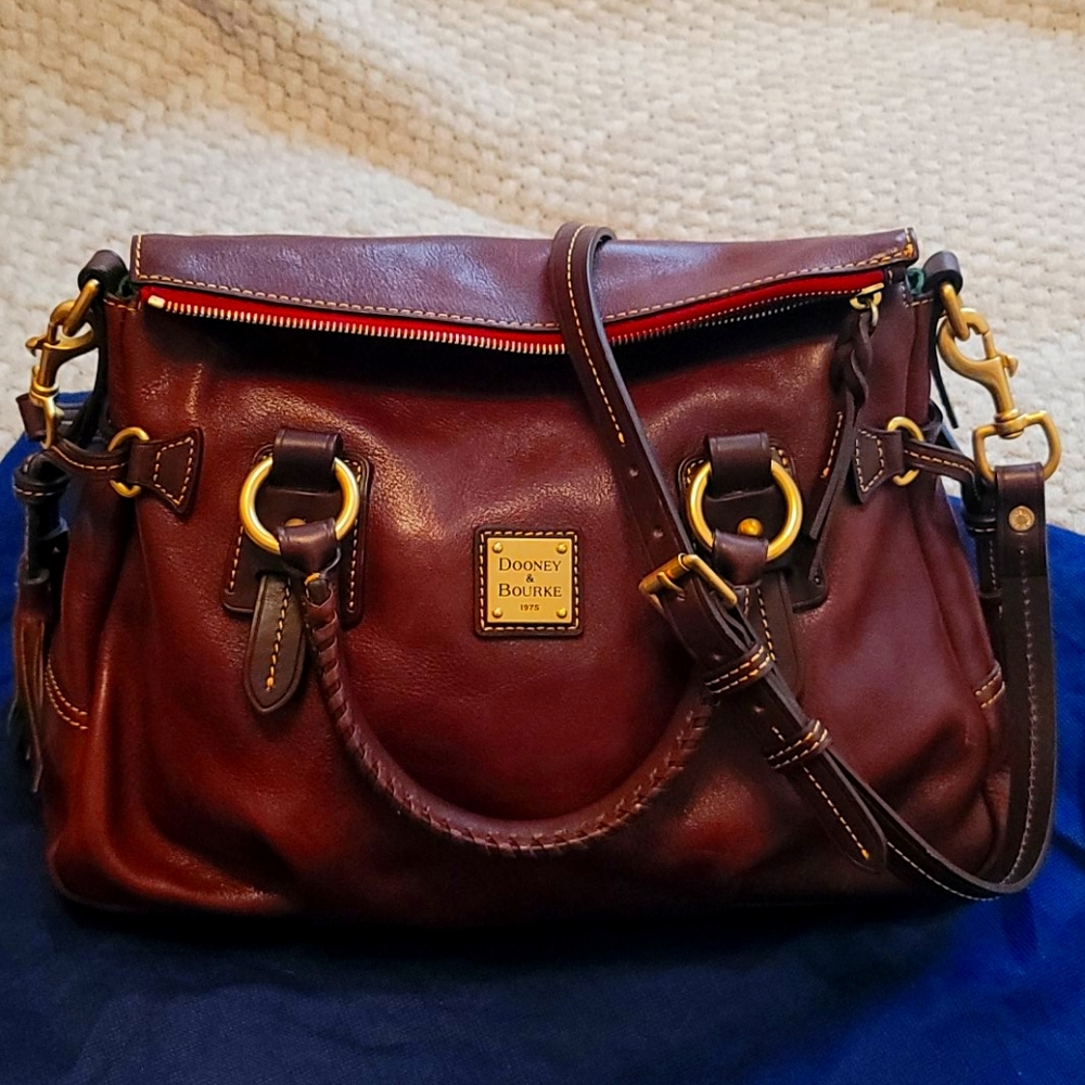 Dooney & Bourke Florentine Stanwich Satchel Chstnt